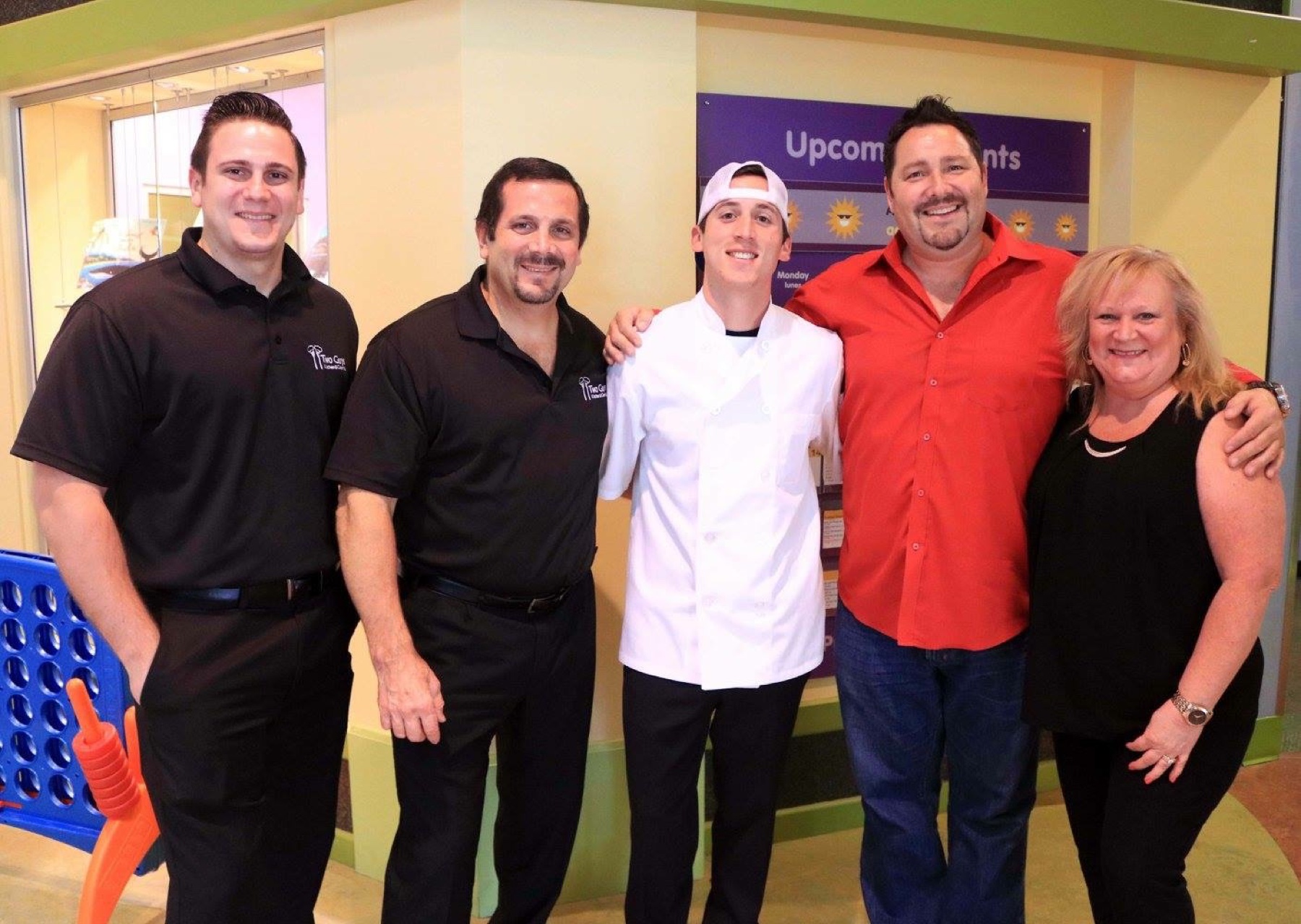 The Falisi family with their good friend Shane Bailey during the early years